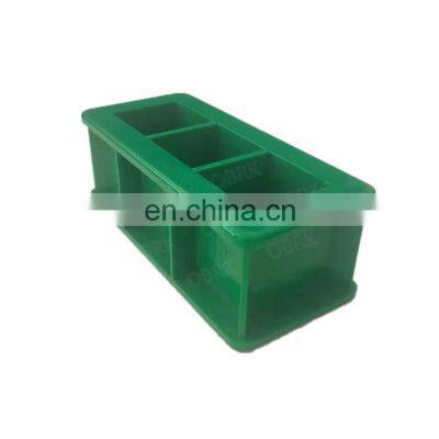 40x40x40mm Three Gang Plastic Cube Test Molds Plastic Test Moulds