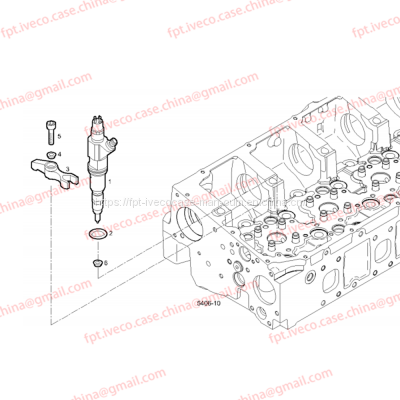 FPT IVECO CASE Cursor9Bus F2CFE612D*J231/F2CFE612A*J098  5802748674  ELECTRICAL INJECTION 504255185