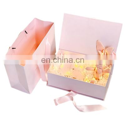 lip gloss hat shipping box with logo print gift music custom jewelry packaging box