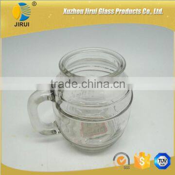 480ml Round Glass Jar With Handling for Beer Drinking photo-3