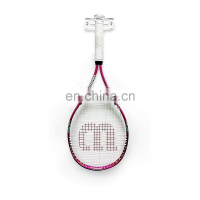 Wall Mounted Acrylic Tennis Racquet Holder Tennis Racket Rack