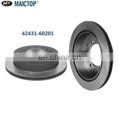 MAICTOP Auto Brake Parts 42431-60201 Rear brake discs for land cruiser prado 120 GRJ120 RZJ120