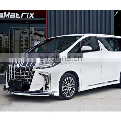 Body kit for Alphard 30 series change to 35 series SC modelista style include front rear bumper assembly with grille headlight