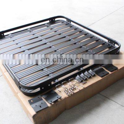 Hard Top Cargo Basket Roof Rack Luggage Carrier Compatible for Jeep Wrangler JK Limited 4 Doors