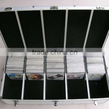 aluminum CD display case pink DVD case wholesale