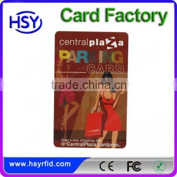 Custom arts and crafts plastic business card cheap price