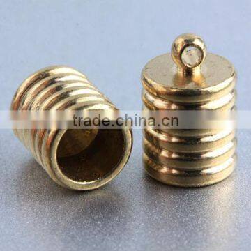 manufacture strong jewelry findings brass cord end