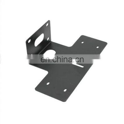 OEM Black powder coating  bending metal bracket