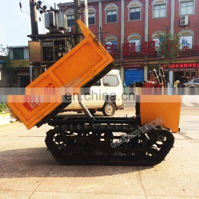 EPA Hydraulic High Tip Small Crawler Tipper Rubber Self-loading Site Diesel Garden Crawler Mini Dumper