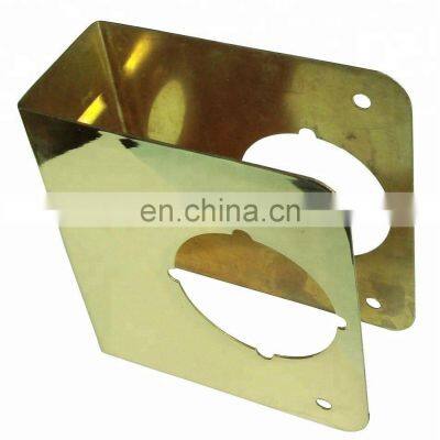 Satin Steel Wrap-Around Door Reinforcement Plate for Cylindrical Door Locks