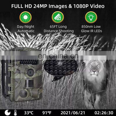 24MP 1080P Thermal Camera for Hunting Motion Activated Camera Wildlife Waterproof Hunting Trail Night Vision Camera HC-808A photo-4