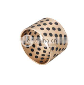Solid Lubricating Oilless Flange Flanged Graphite Brass Bronze Bushing High Temperature Copper Bearing photo-5