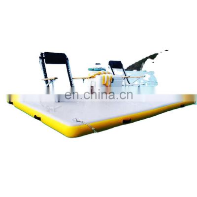 Fishing Water Floating Pontoon Inflatable Fishing Floating Dock Platform for Sale