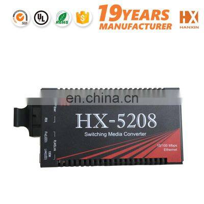 Industrial 100/1000Mb FTTH Gpon Singlemode RJ45 SFP Mini Fiber Optic Media Converter photo-3