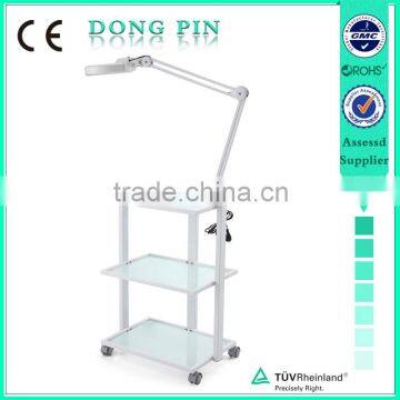 glass shelf trolley used beauty salon chairs sales