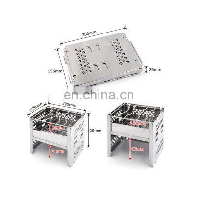 Outdoor Portable Stainless Steel Charcoal Camping Bbq Grill photo-4