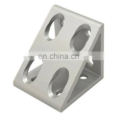 T Slotted Interior Joint Angle Bracket for Aluminum Extrusion 20x20 Slot 6m