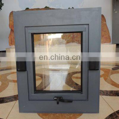 American style  aluminium standard size hurricane proof awning top hung window top hung projecting windows with screen