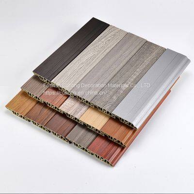 Hidden Nail PVC Baseboard LVT Stone Plastic Floor Tile Baseboard SPC Floor Baseboard Waterproof Corner Decorative Line photo-3