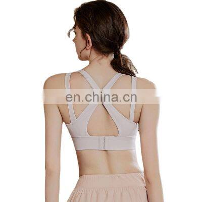 Lulu Sports Bra Female Shockproof Running Together to Wear Beautiful Back Yoga Vest Outside Europe and the United States High st photo-5