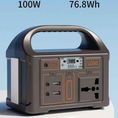 Mini outdoor power supply 100W lithium iron phosphate energy storage power supply