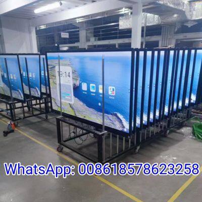 75 Inch Finger Touch Interactive Smart Board 4K Electronic Class Board for Classroom