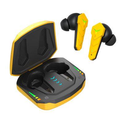 TWS Wireless Blue tooth Earbuds Fingerprint Touch LED Stereo Sport Game Earphone