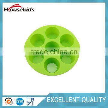 Food grade 7 cups silicon round cake mould