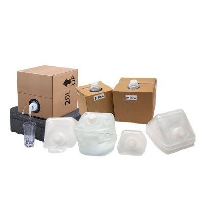 3L 5L 10L 18L 20L Liquid Collapsible Plastic LDPE Container Cubitainer