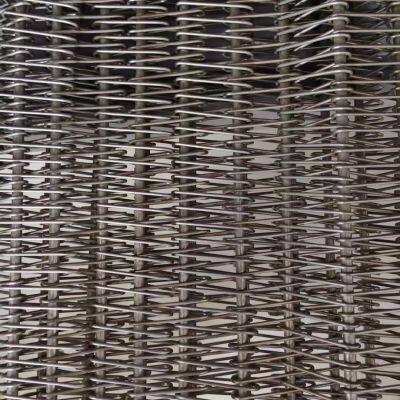 Spiral Wire Mesh Conveyor Belt With Round Spirals High Temperature Resistance for Food /Beverage Factory photo-4