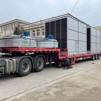 Square Cross-flow Cooling Tower With a Water Treatment Capacity of 200t. the Whole Machine is Shipped, and Free Installation is Provided.