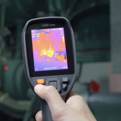 Portable CX20 Pro Thermal Camera - Optional Laser Pointer & Rangefinder, Precise Fault Location, HD Screen photo-5