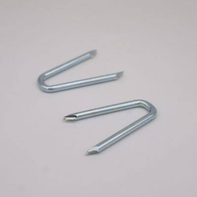 Electro-Galvanized U Nails for Cable and Wire Fastening