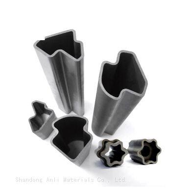 Elliptical Rectangular Hexagonal Various Non-circular Shapes Seamless Steel Pipes photo-2