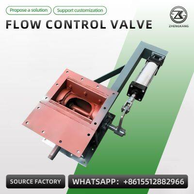 Flow Control Valve Manual Pneumatic Electric Flow Regulating Discharge Valve Dust Ash Silo Powder Granule