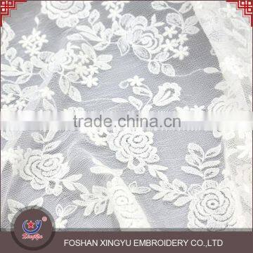 Hot-selling promotional custom rose flower cool mesh embroidery for fashionable girl