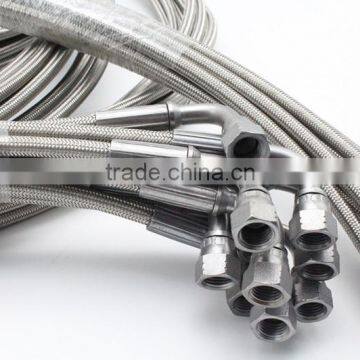 High Pressure Stainless Steel Braided PTFE Hose Assembly photo-5