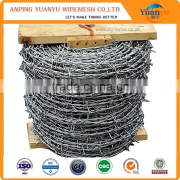 cheap single coiled gavanized barbed wire