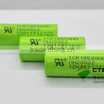 Li ion battery ICR18650 1400MAH