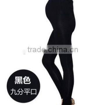 China Factory Sell Black Cotton Maternity Leggings in Large size                        
                                                Quality Choice