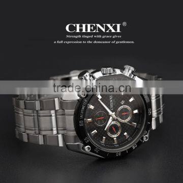 TOP-END Quality Fashion Stainless Steel Quartz Date Wrist Watch Men Quality Choice photo-3