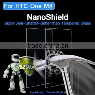 Nano-coated Anti Shock Screen Protector for HTC One M8 invisible shield