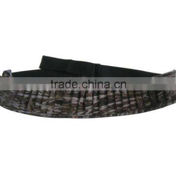 camo neoprene hunting bullet belt