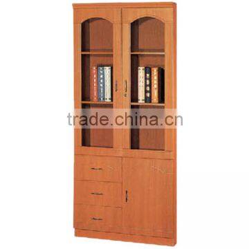 bookshelf 2 doors beech color