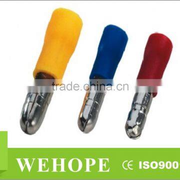 Insulated bullet Shaped Male and Female terminal,auto terminal,copper crimp sleeves