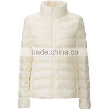 custom white duck down jacket women