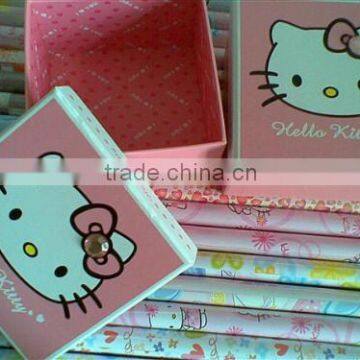 hello kitty paper jewelry box