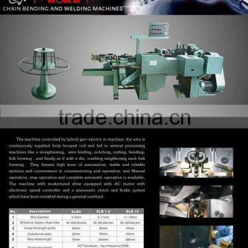 Automatic chain bending machine
