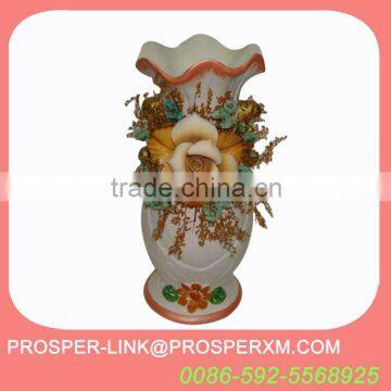 wholesale hand painted ceramic flower vase for decoration