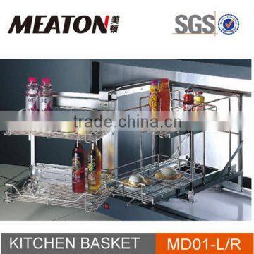 2014 new stylish baskets for kitchen cabinet